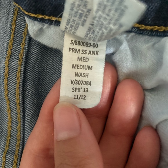 GAP Skinny Mid-Rise Medium Blue Jeans - Picture 6 of 7